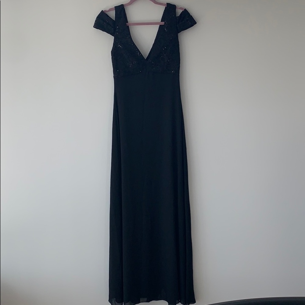 Holiday long evening dress